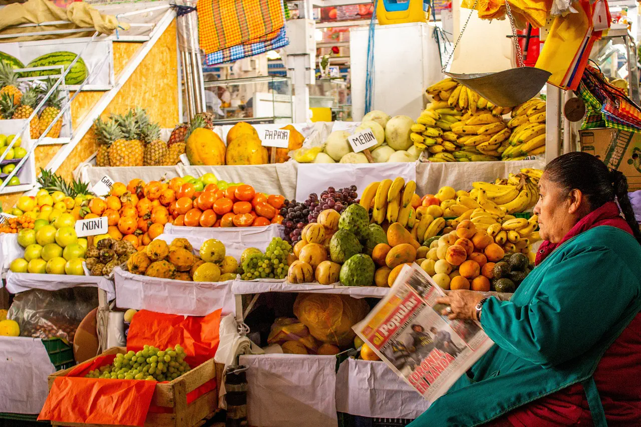 San Pedro Market bustling with activity