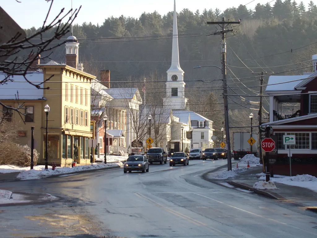 Stowe village in autumn