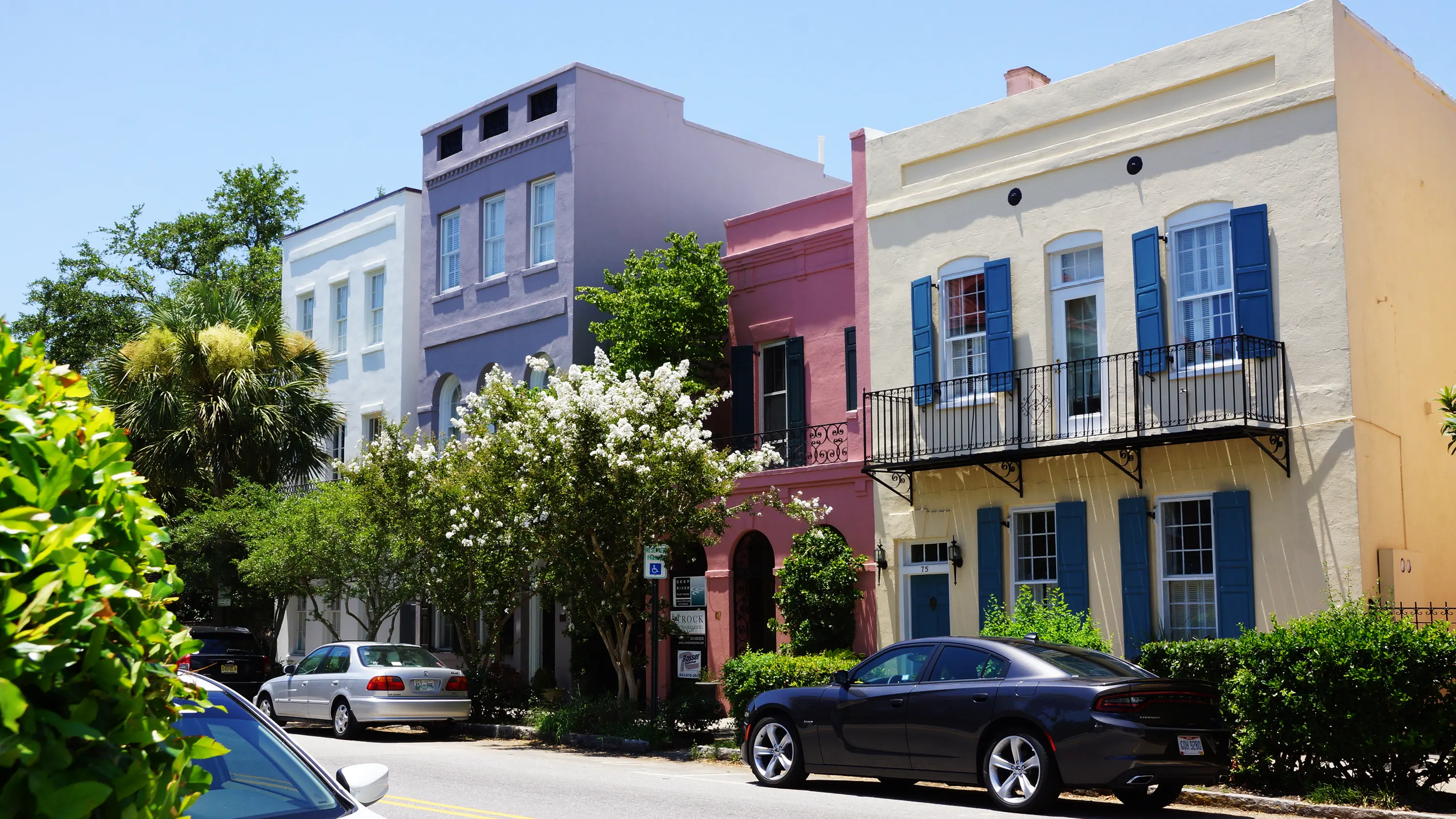 Rainbow Row in Charleston