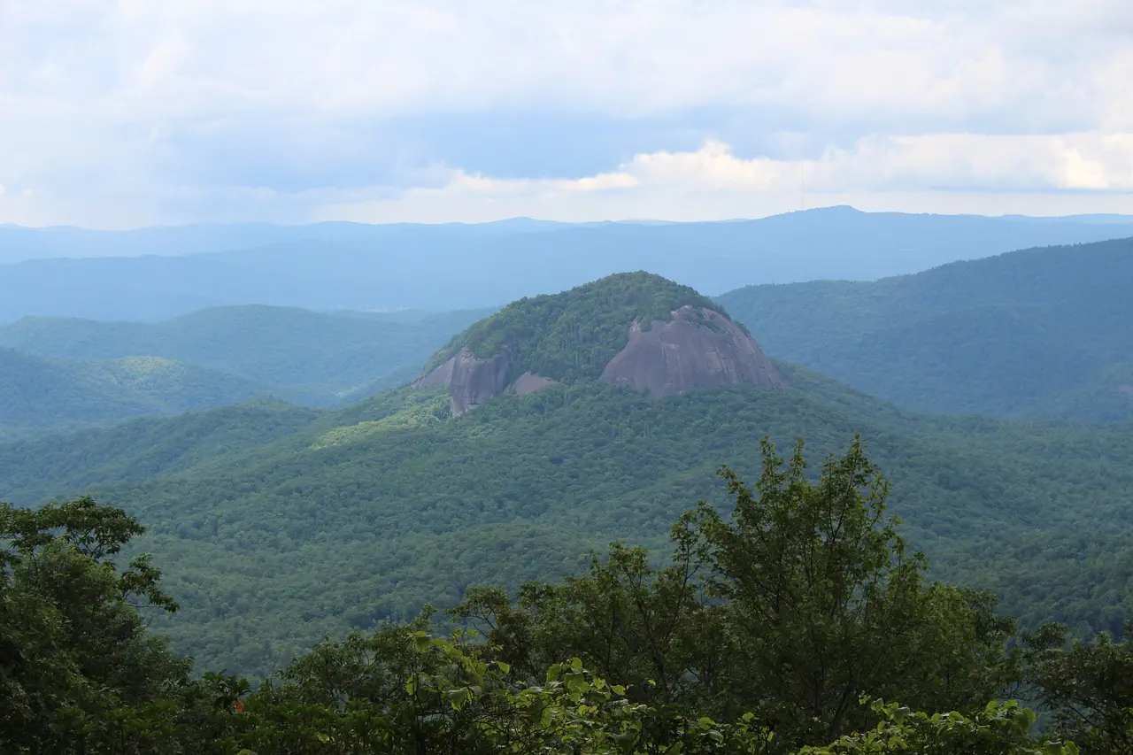 View from Blue Ridge Parkway in fall