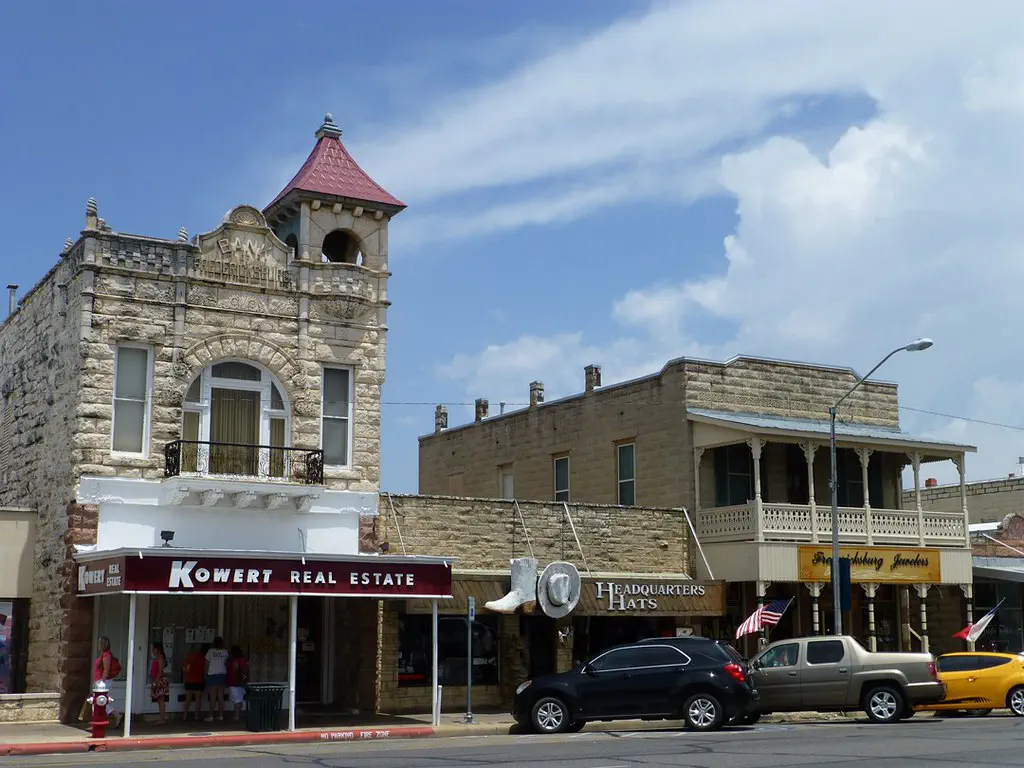 Historic street in Fredericksburg